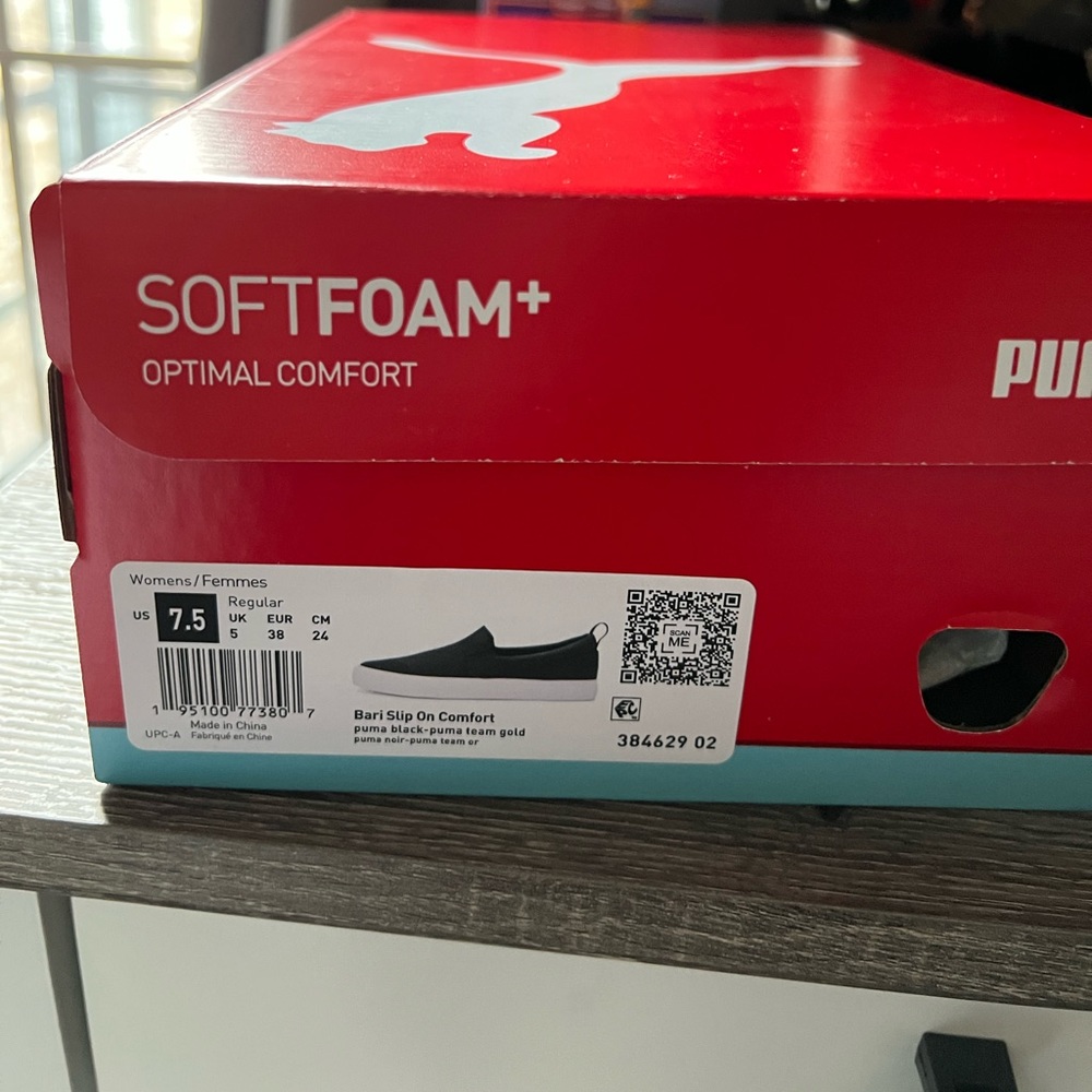 Puma Slip-On Sneakers - Like New!